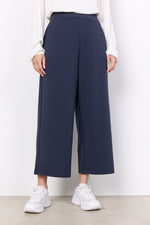 Load image into Gallery viewer, Navy Wide Leg Trouser
