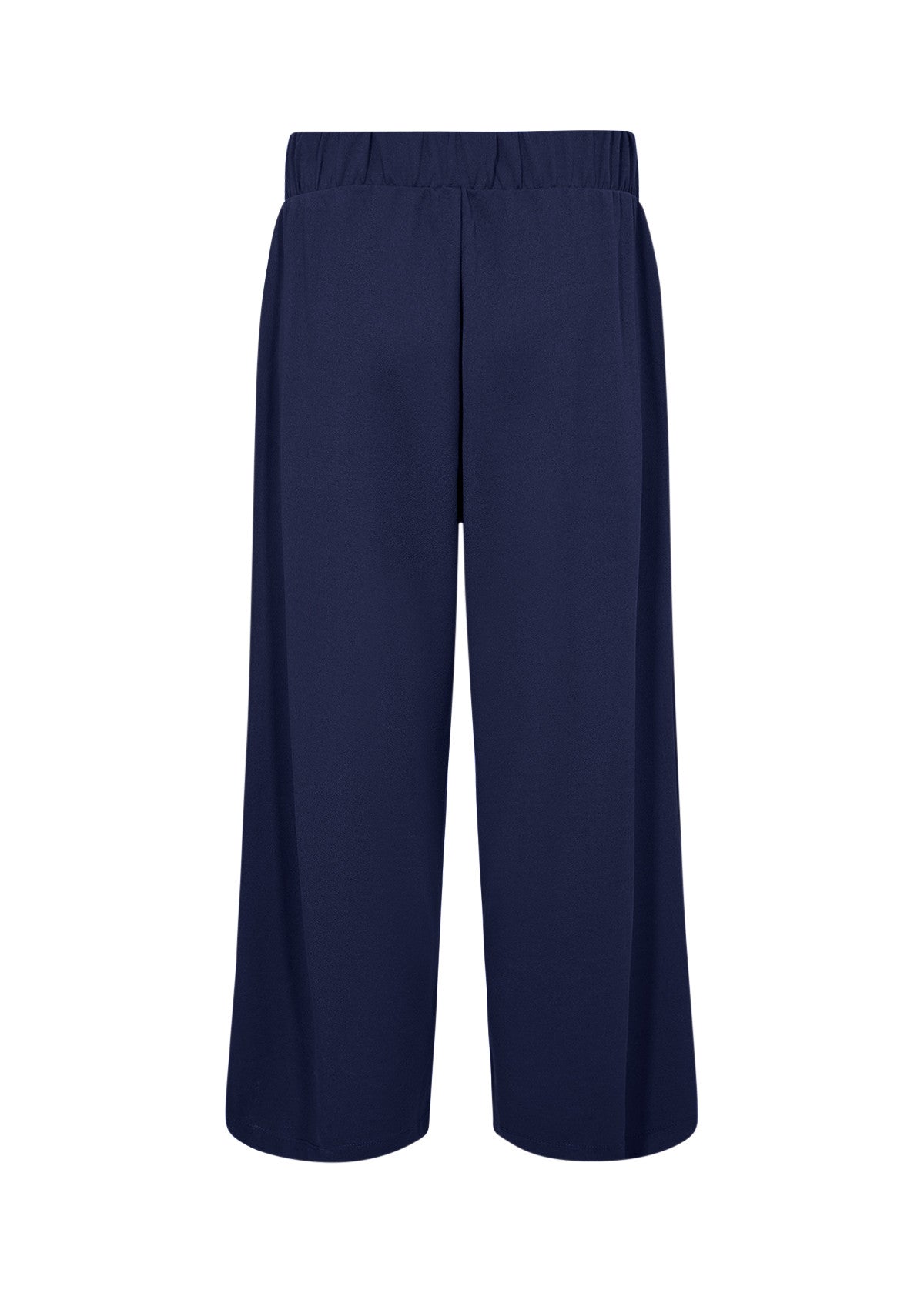Navy Wide Leg Trouser
