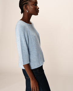 Blue Paco Half Sleeve Jumper