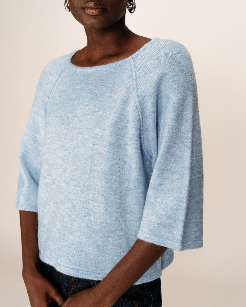 Blue Paco Half Sleeve Jumper