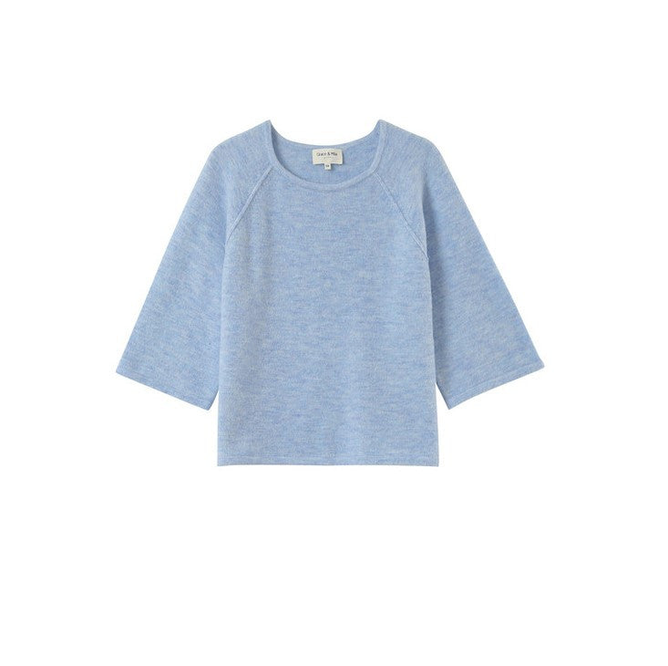 Blue Paco Half Sleeve Jumper