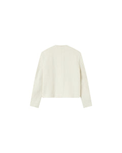 Ecru Prune Boucle Jacket