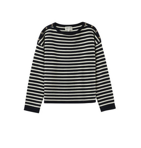 Navy Sailor Stripe Jumper