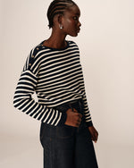 Load image into Gallery viewer, Navy Sailor Stripe Jumper
