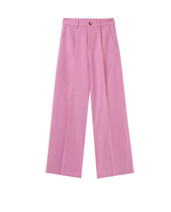 Pink Wide Leg Trouser
