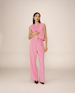 Pink Sleeveless Top