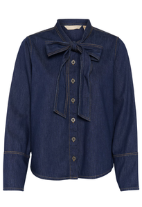 Denim Bow Shirt