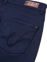 Load image into Gallery viewer, Navy Mona Slim Jeans
