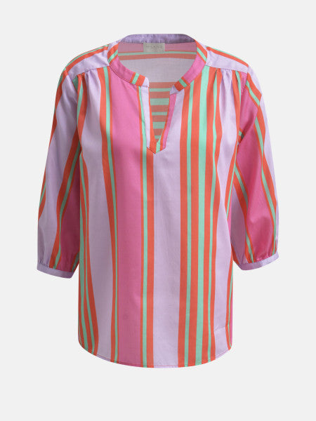 Multicoloured Striped Blouse