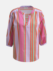 Multicoloured Striped Blouse