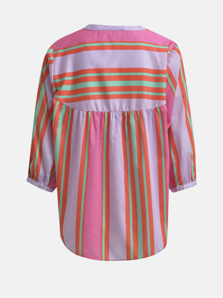 Multicoloured Striped Blouse