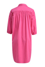 Load image into Gallery viewer, Pink Cotton Shirt Dress
