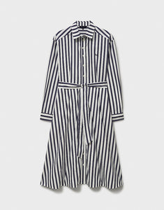 Navy Eleanor Shirt Dress