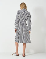 Load image into Gallery viewer, Navy Eleanor Shirt Dress
