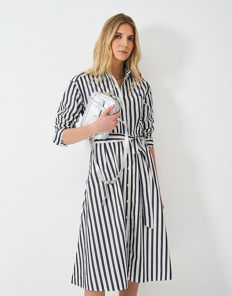 Navy Eleanor Shirt Dress