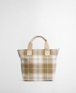 Beige Maisy Tartan Tote Bag