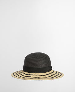 Black Macy Striped Hat