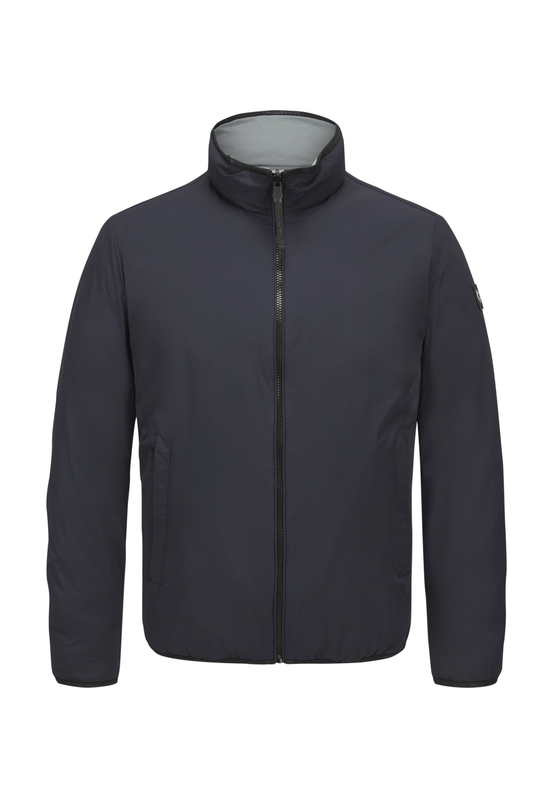 Navy Silver Grey Reversible Jacket