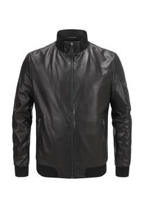 Black Nappa Leather Jacket