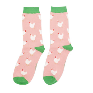 Pink Hen Socks