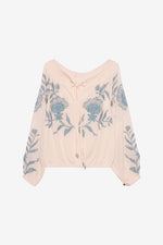 Load image into Gallery viewer, Cream Embroidered Blouse
