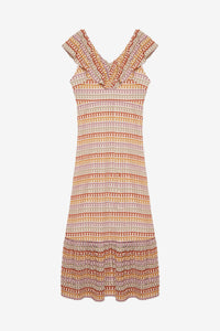 Multicoloured Knitted Summer Dress