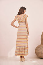 Load image into Gallery viewer, Multicoloured Knitted Summer Dress
