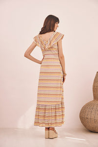Multicoloured Knitted Summer Dress