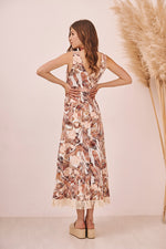 Load image into Gallery viewer, Pink Embroidered Summer Dress
