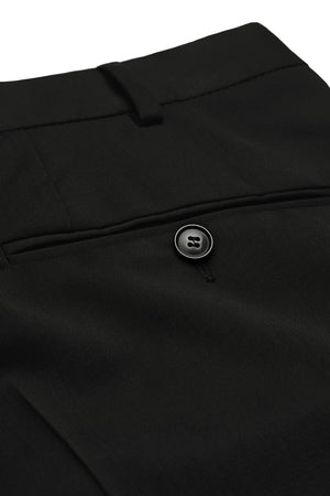 Black Platinum Suit Trousers