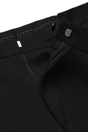 Black Platinum Suit Trousers