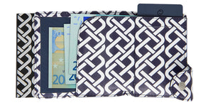 Black Tribe Print Single Wallet