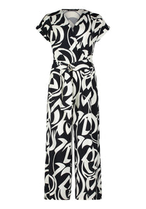 Navy Wide Leg Jumpsuit