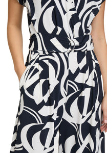 Navy Wide Leg Jumpsuit