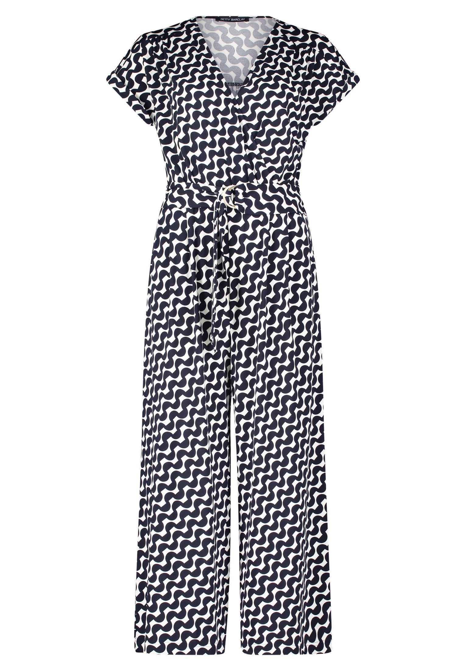 Navy Wide Leg Jumpsuit