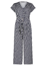 Load image into Gallery viewer, Navy Wide Leg Jumpsuit
