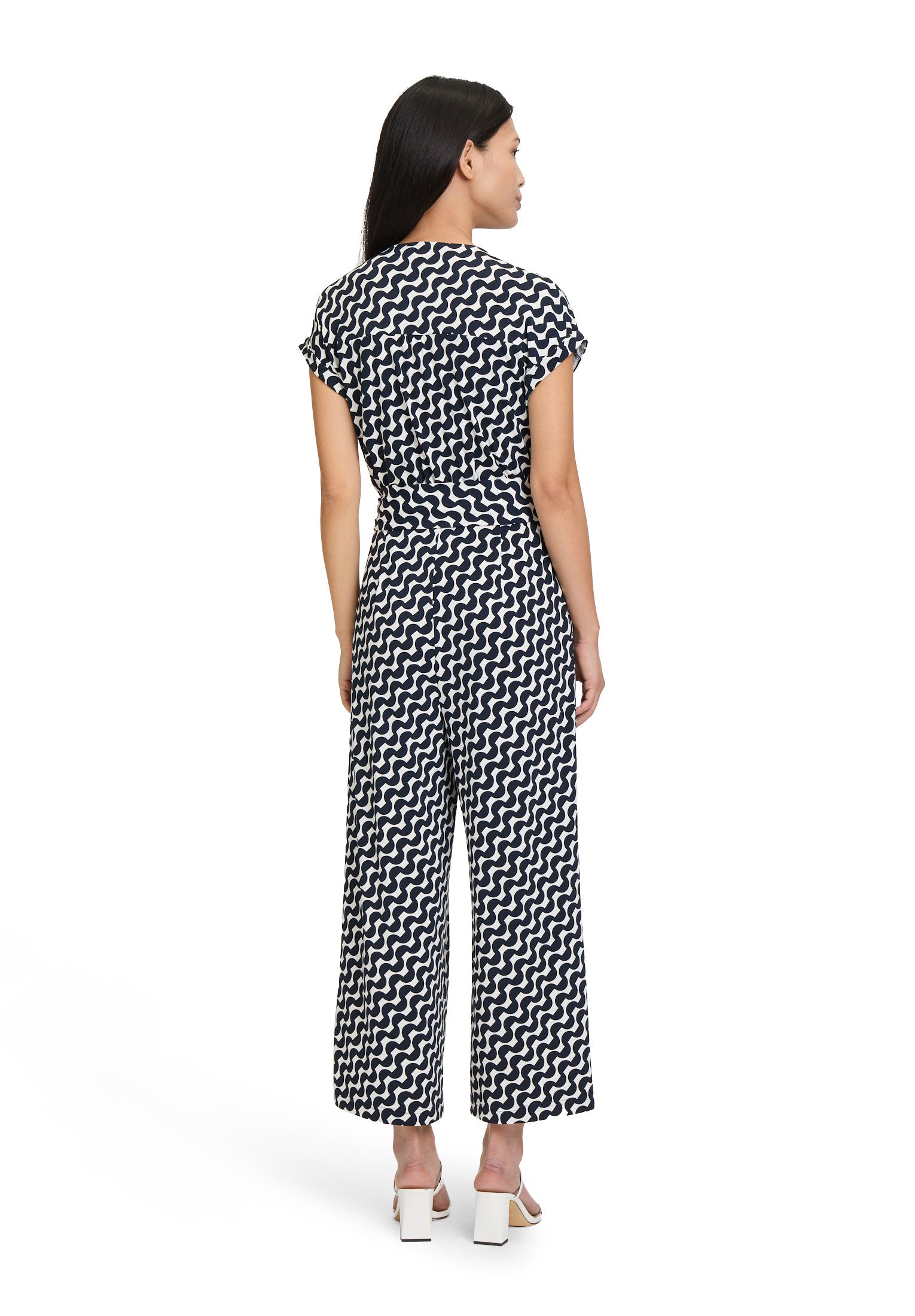 Navy Wide Leg Jumpsuit