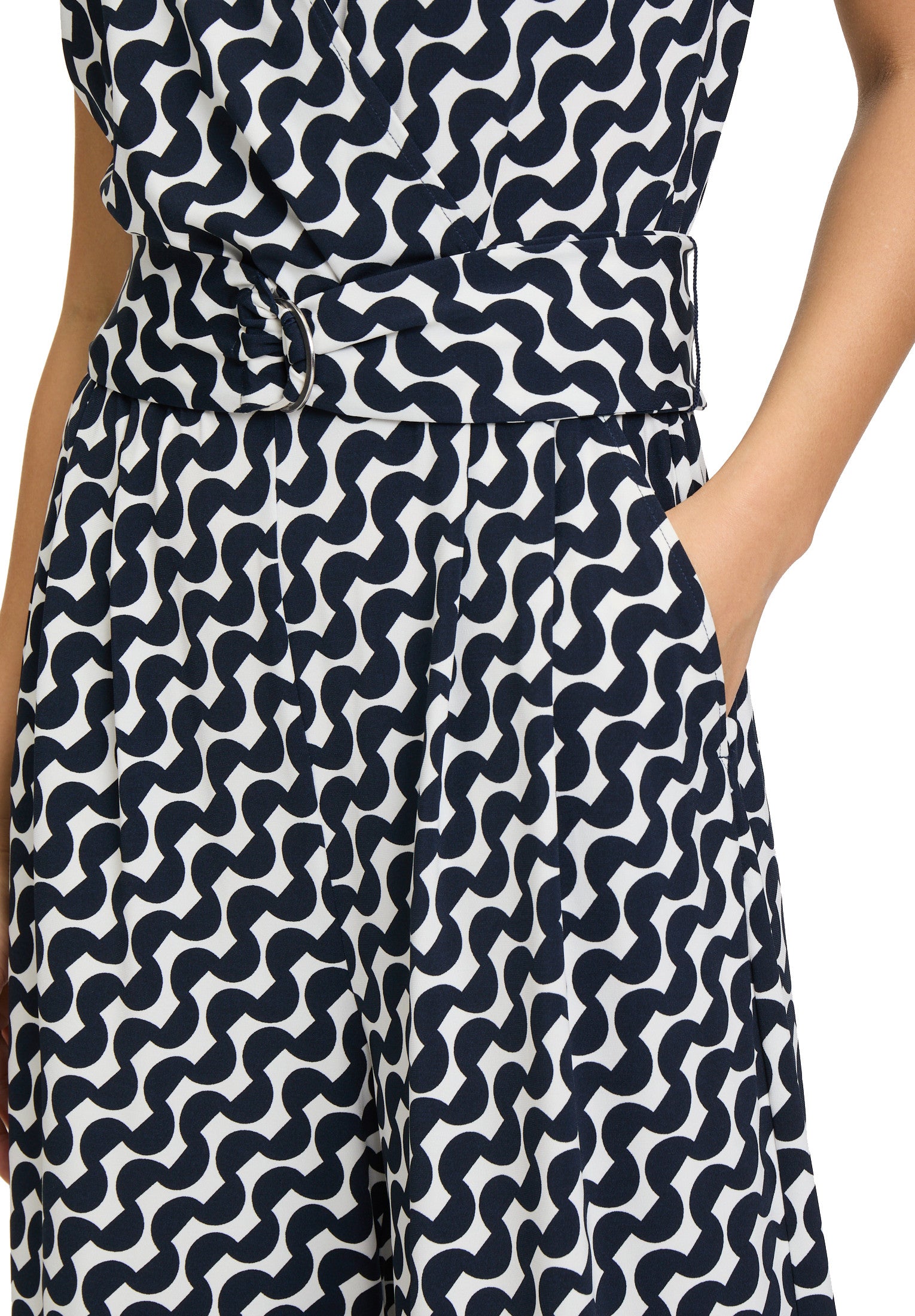 Navy Wide Leg Jumpsuit