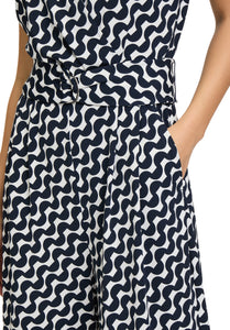 Navy Wide Leg Jumpsuit