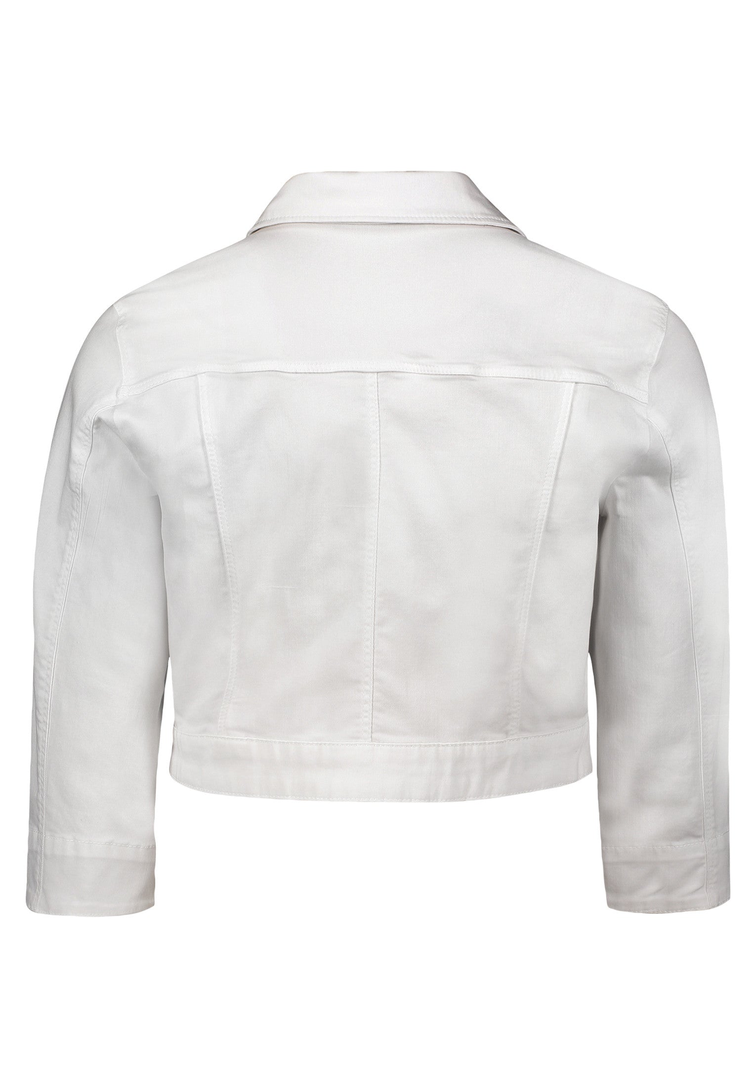 White Cropped Jacket