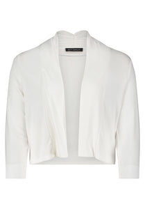 Cream Cropped Cardigan