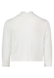 Cream Cropped Cardigan