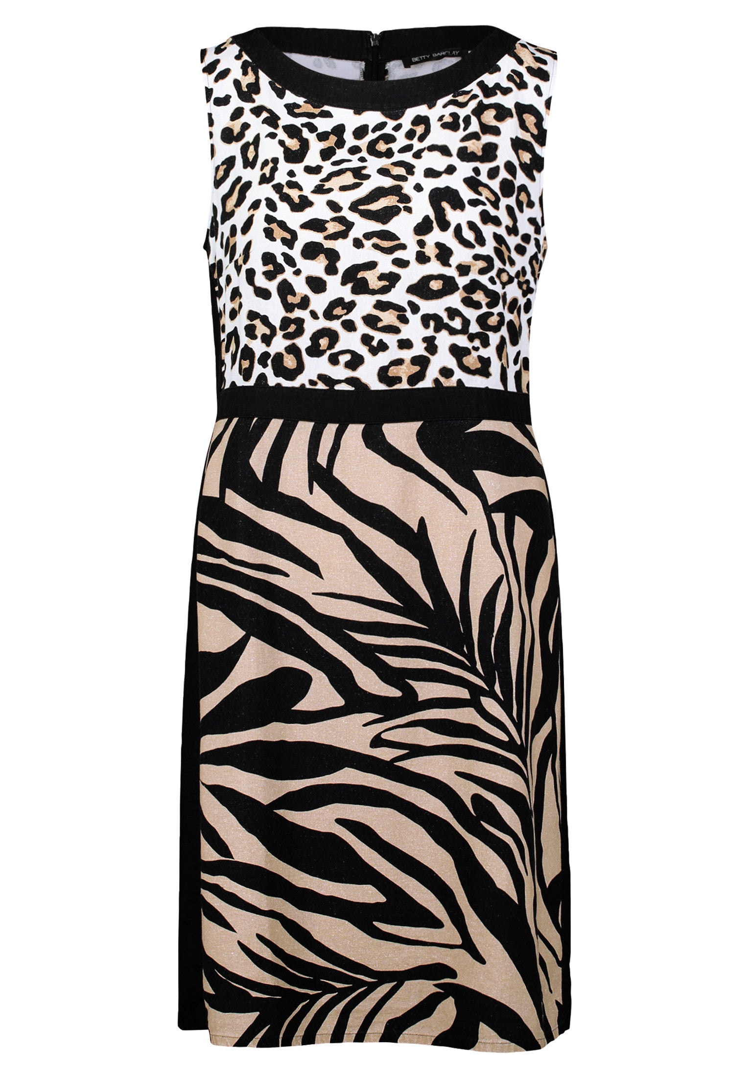 Black Animal Print Shift Dress