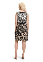 Load image into Gallery viewer, Black Animal Print Shift Dress
