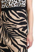 Load image into Gallery viewer, Black Animal Print Shift Dress
