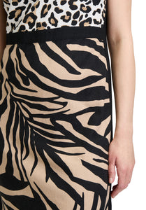 Black Animal Print Shift Dress