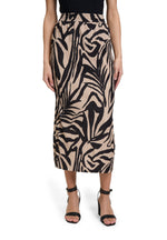 Load image into Gallery viewer, Animal Print Midi Skirt
