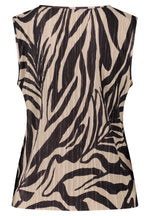 Load image into Gallery viewer, Black Animal Print Sleeveless Top

