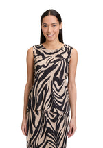 Load image into Gallery viewer, Black Animal Print Sleeveless Top

