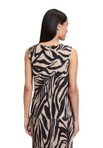 Load image into Gallery viewer, Black Animal Print Sleeveless Top
